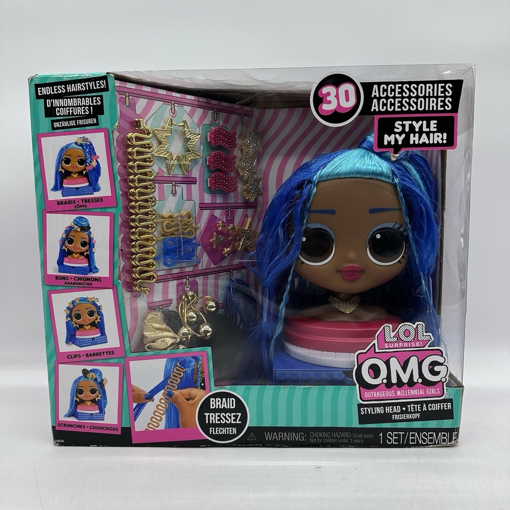LOL Surprise! 572022 Miss Independent OMG Styling Head w/ Jewelry & Hair Acc.